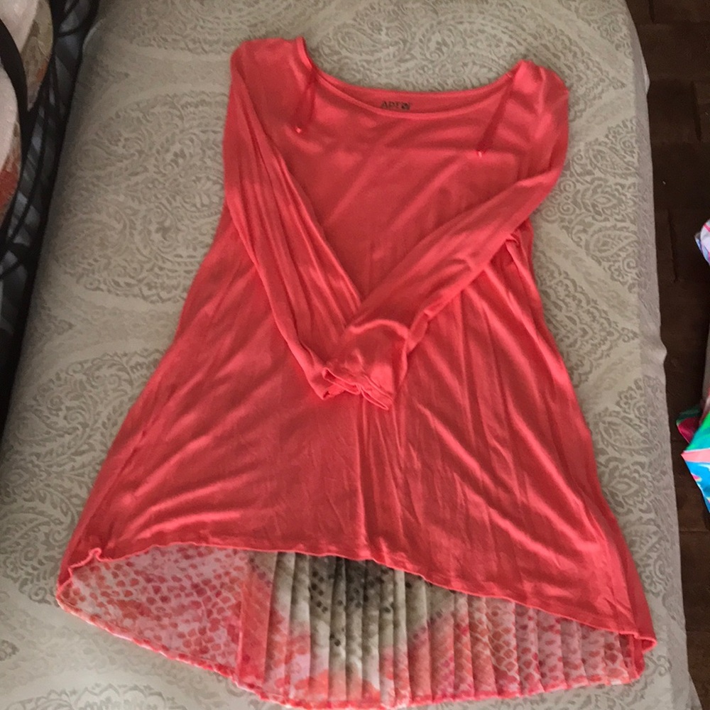 Apt 9 coral top